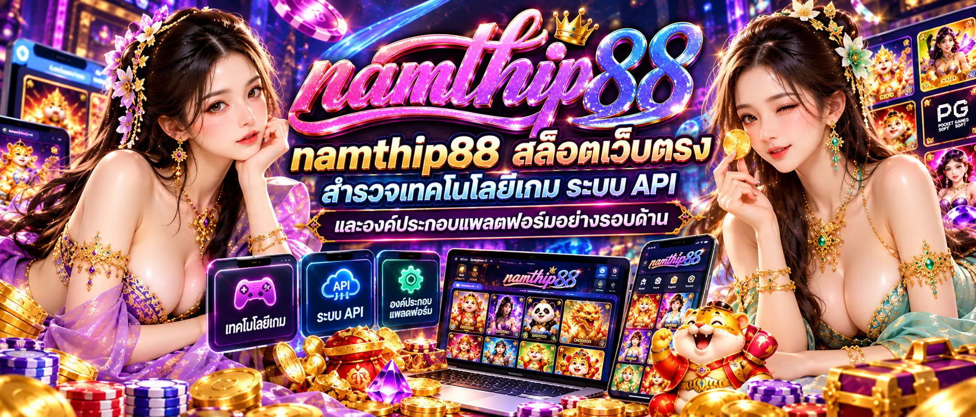namthip88 สล็อตเว็บตรง สำรวจเทคโนโลยีเกม ระบบ API และองค์ประกอบแพลตฟอร์มอย่างรอบด้าน